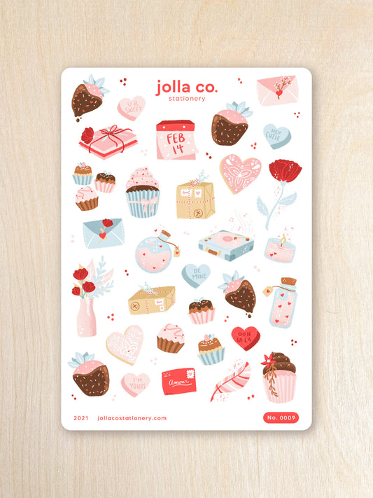 Chill & Cute Aesthetic Sticker Sheet  For Bullet Journals, Planners, –  jollacostationery