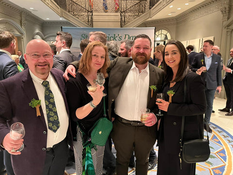 The Dingle Crystal Team in the Irish Embassy