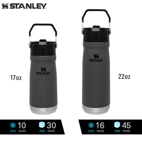 STANLEY 22 oz Lagoon Blue and Gray Insulated Stainless Steel Water