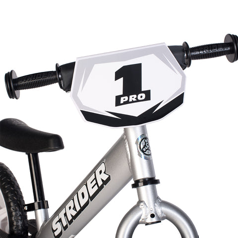 strider bike number plate