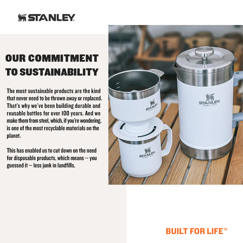 Chris Sports - Brewing the perfect cup of coffee? Easy with Stanley. Stanley  French Press and Perfect Brew Pour Over Set in Polar White are now  available online. Built for modern lifestyles, #builtforlife.