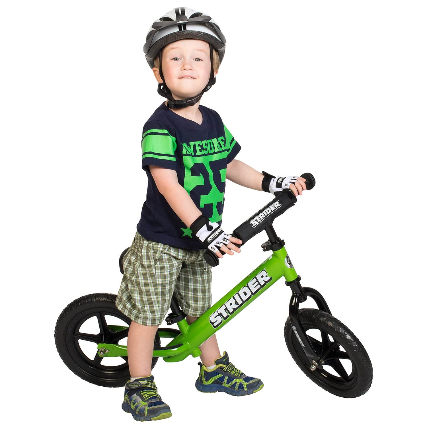 strider 12 sport balance bike green