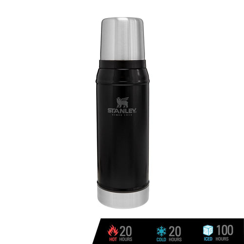 Stanley Legacy Quadvac Thermal Bottle | 20 oz Foundry Black