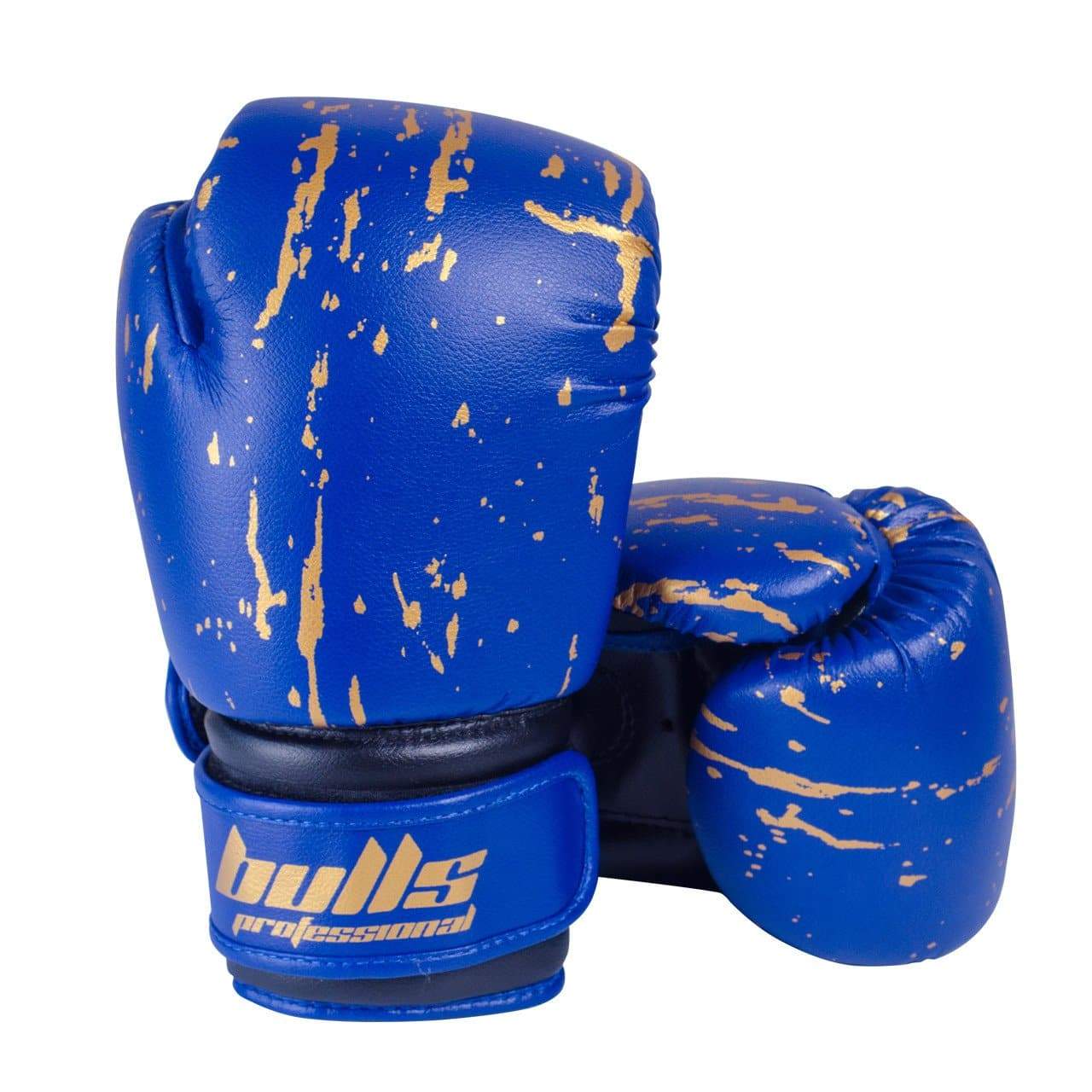 Bulls Professional Action Boxing Gloves - Blue/Black – Chris Sports