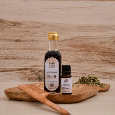 Kalonji Oil for Hair [Cold Pressed Black Seed Oil] - Blend It Raw Apothecary