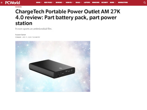 Chargetech on PC World 