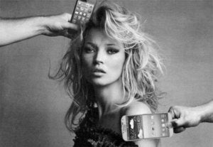 This must be Kate Moss's morning routine