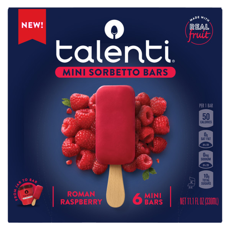 Roman Raspberry Mini Sorbetto Bar - Talenti product image