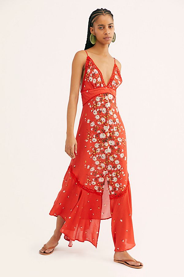 free people red combo