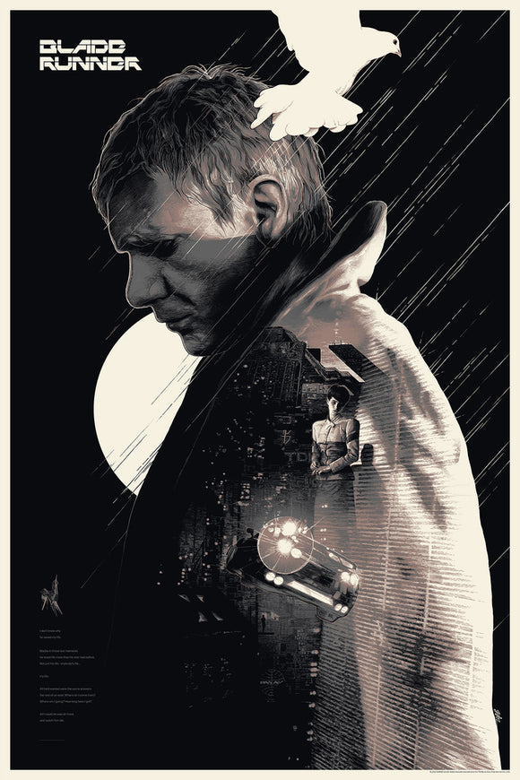 Blade Runner by Victo Ngai Ltd x/70 Rare Art Print Poster Print Mondo Movie