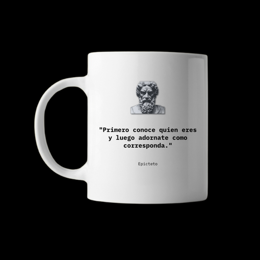 Taza para café con frase del filósofo Friedrich Nietzsche – Placer  filosofico