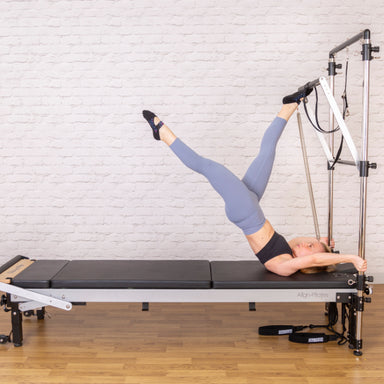 Align-Pilates M8-Pro RC Wood Reformer with Half-Cadillac Tower