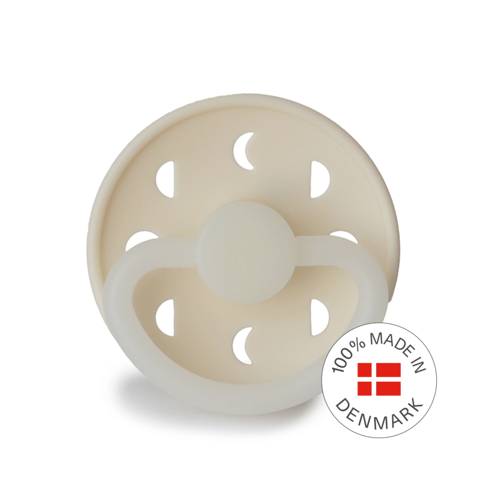 Silikone natsut - Moon phase - Cream - Str. 1. - sut - Børn - Frigg - AUI MAUI