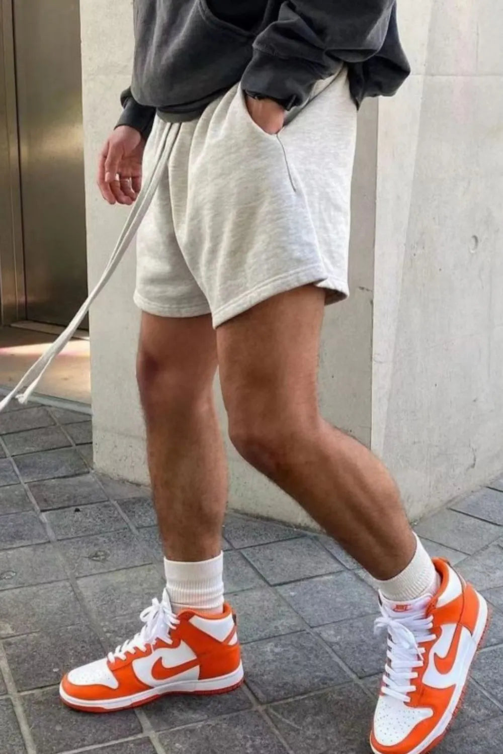 Men's Plus Size Drawstring Shorts