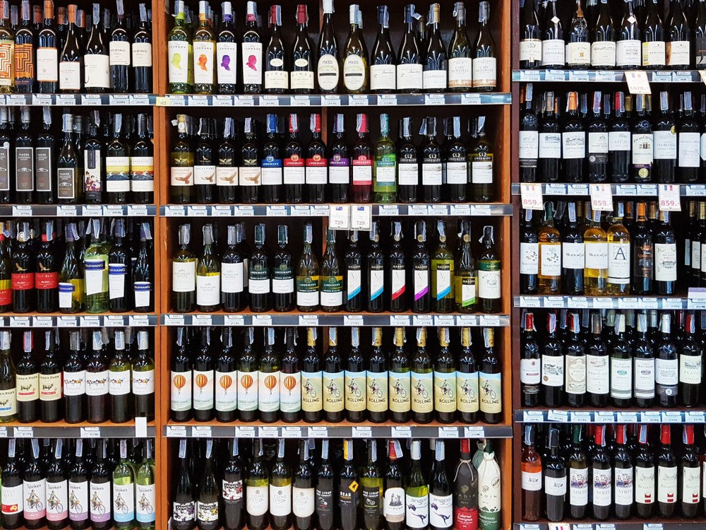 Store Wine Aisle 