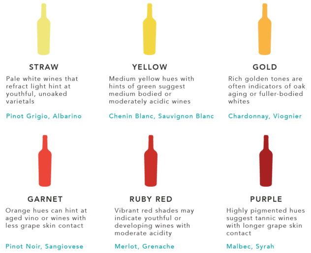 Understand your wine by color