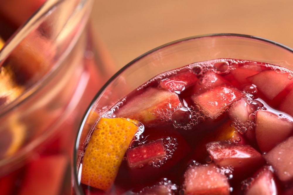 red wine sangria cocktail