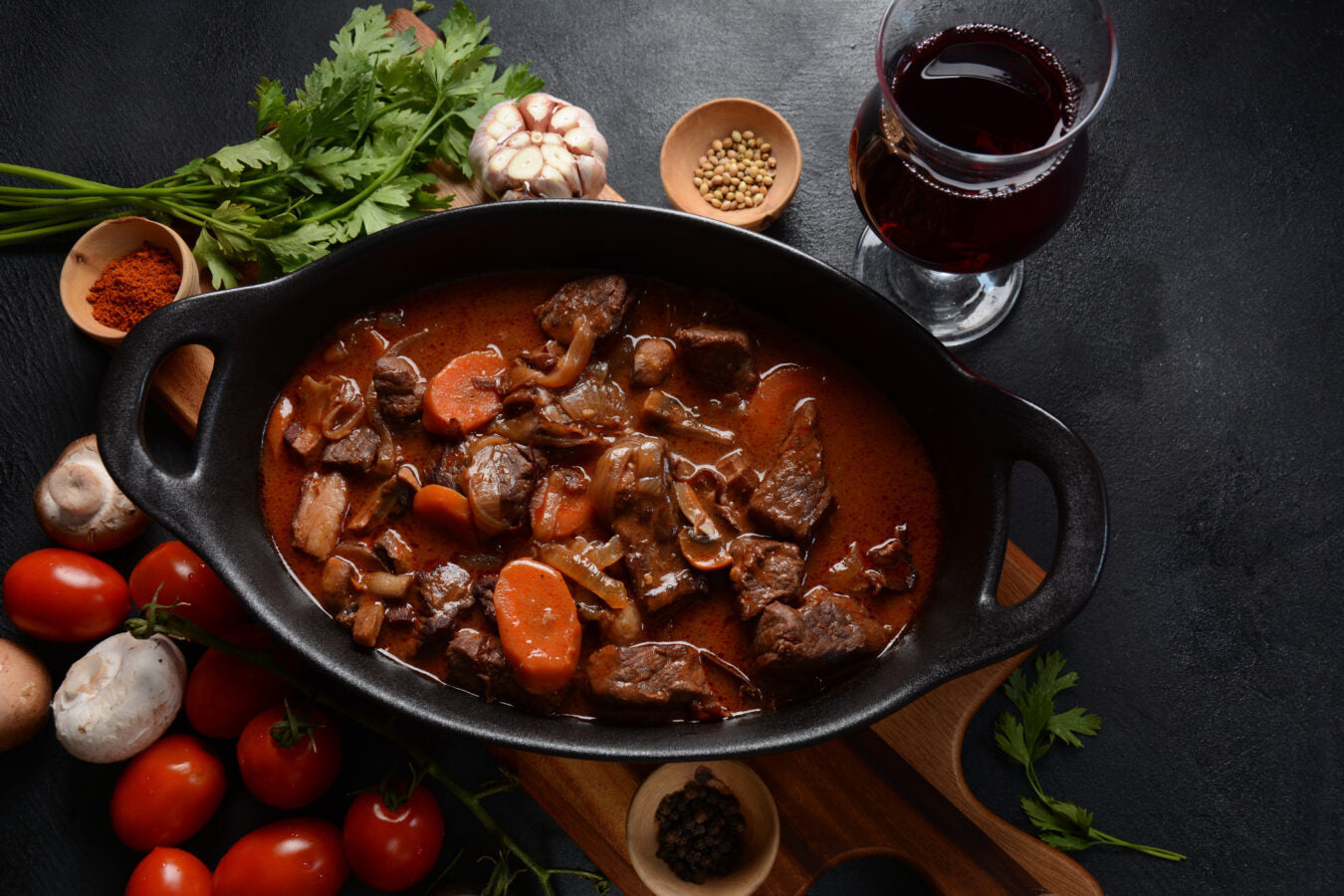 Stew soup and wine pairing