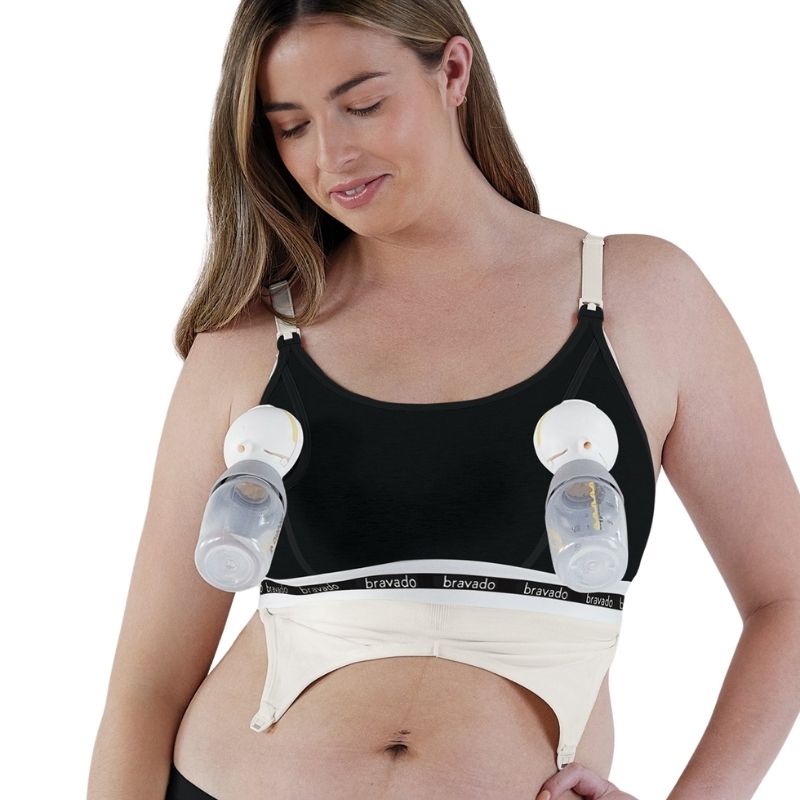 PumpEase Hands-free Pumping Bra in Organic Natural Cotton