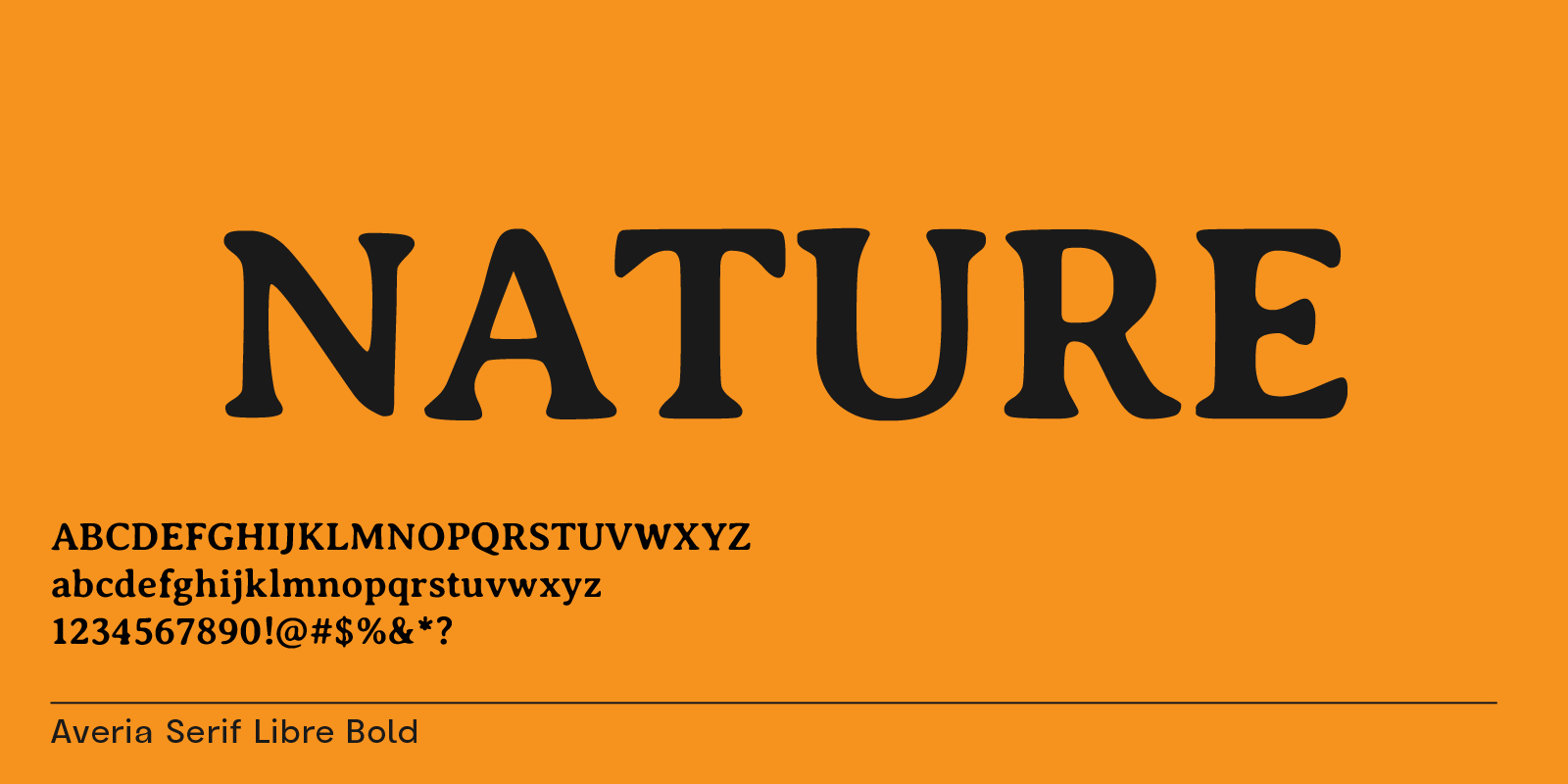 Averia Serif Libre, free, natural look type