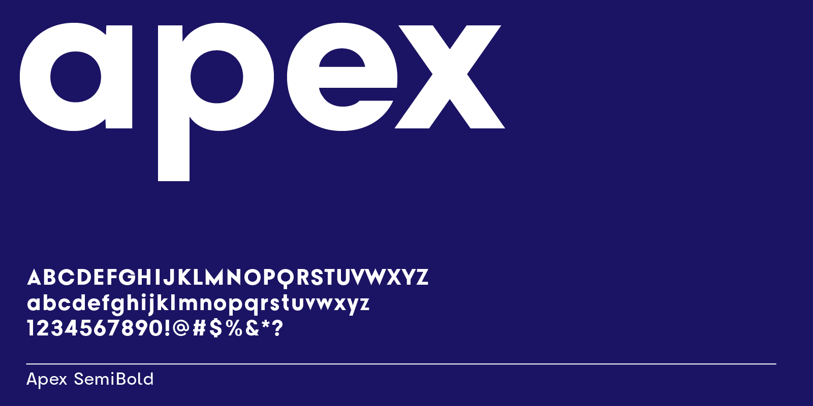 Pointy versatile sans-serif font