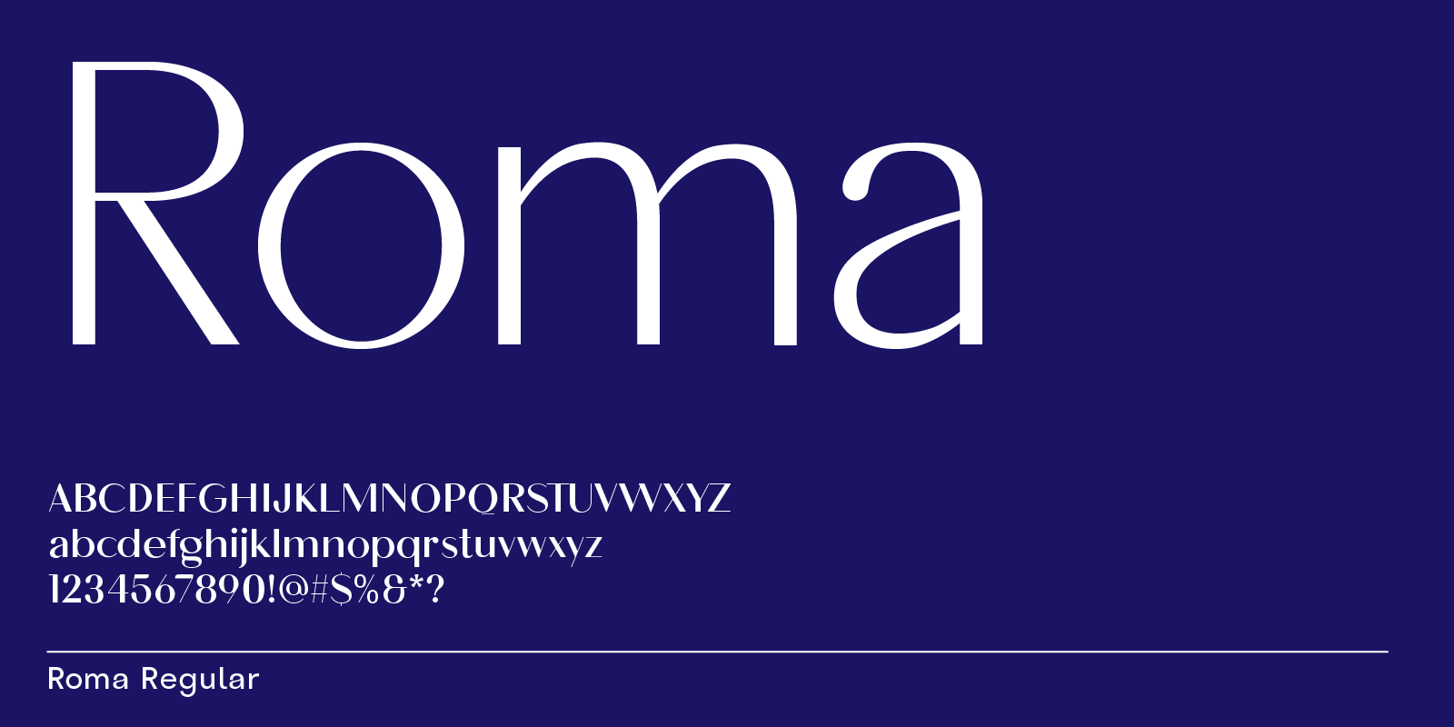 minimal, elegant typeface