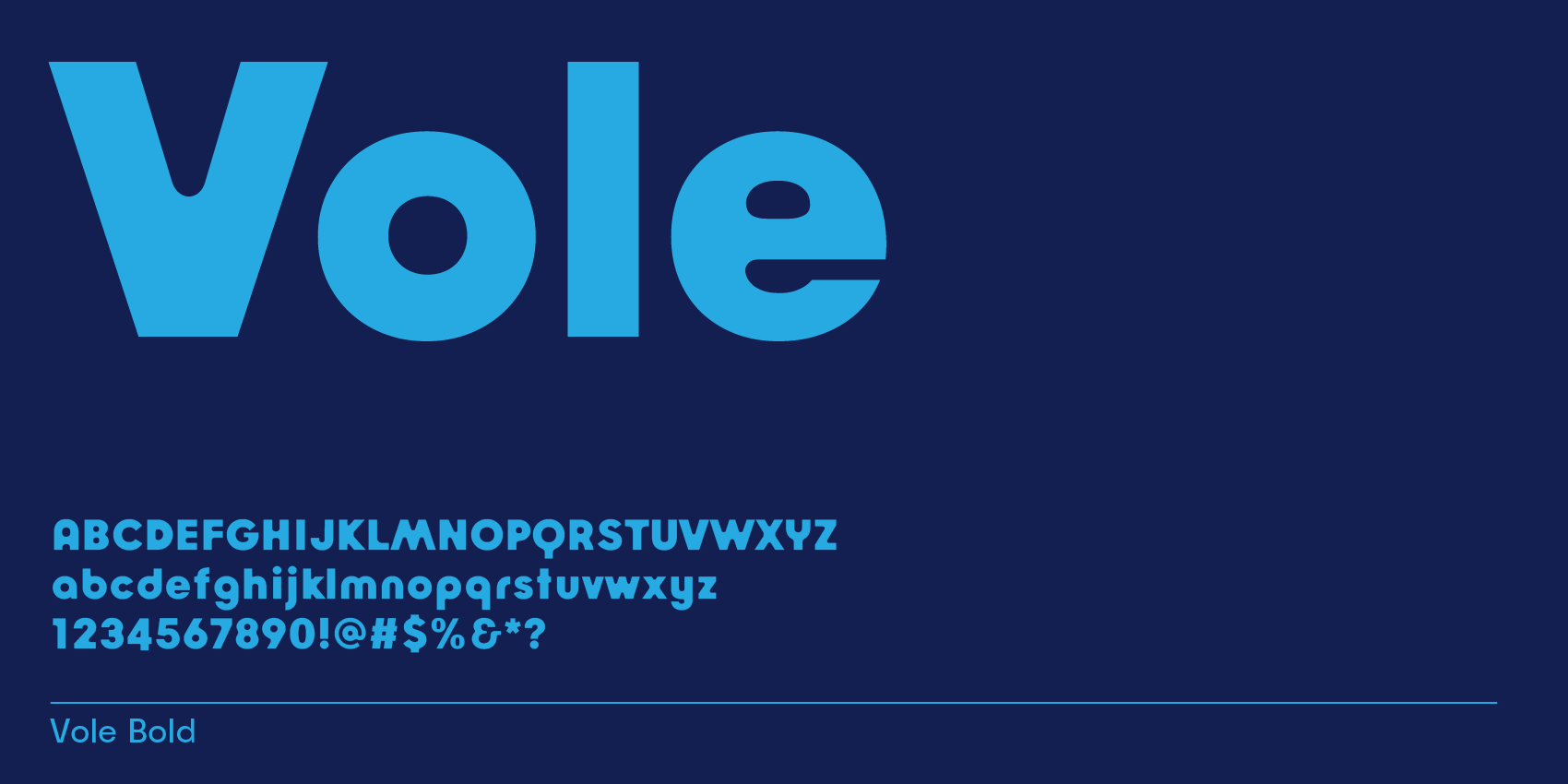 Vole, filled-in counters sans for watery look in bold