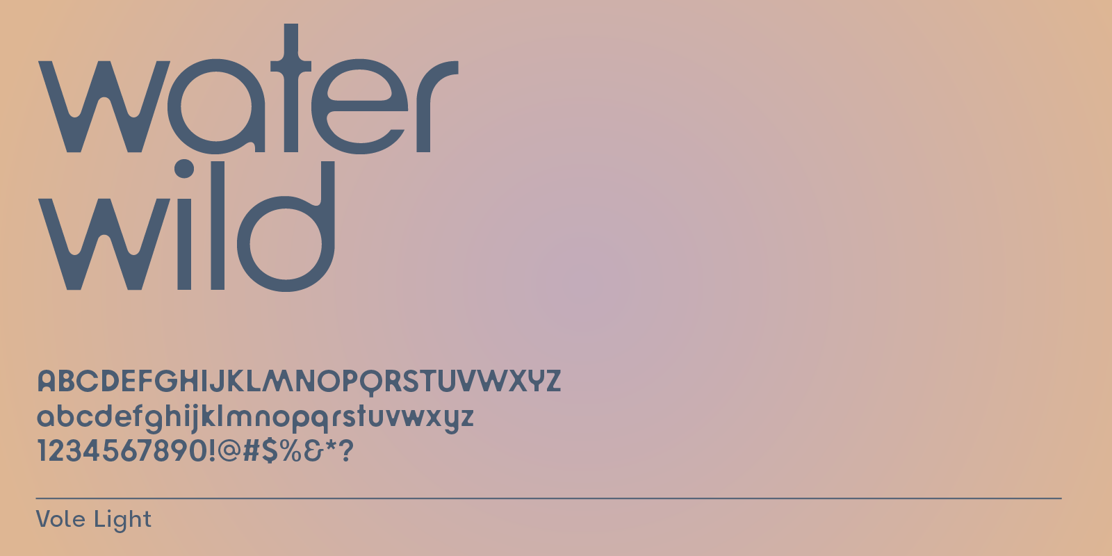 water font Vole
