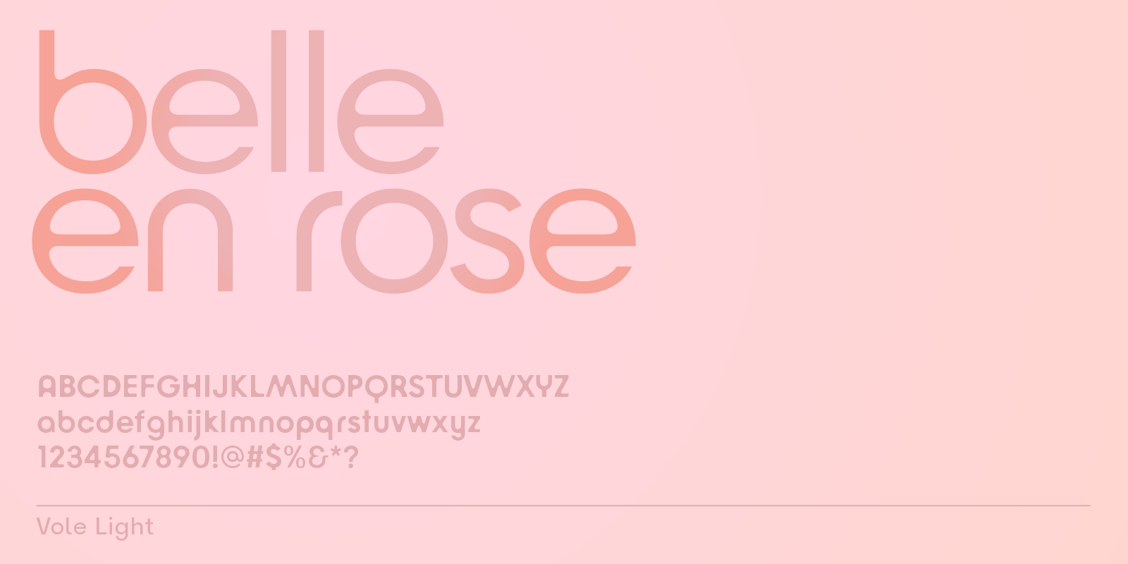 minimal romantic, watery font