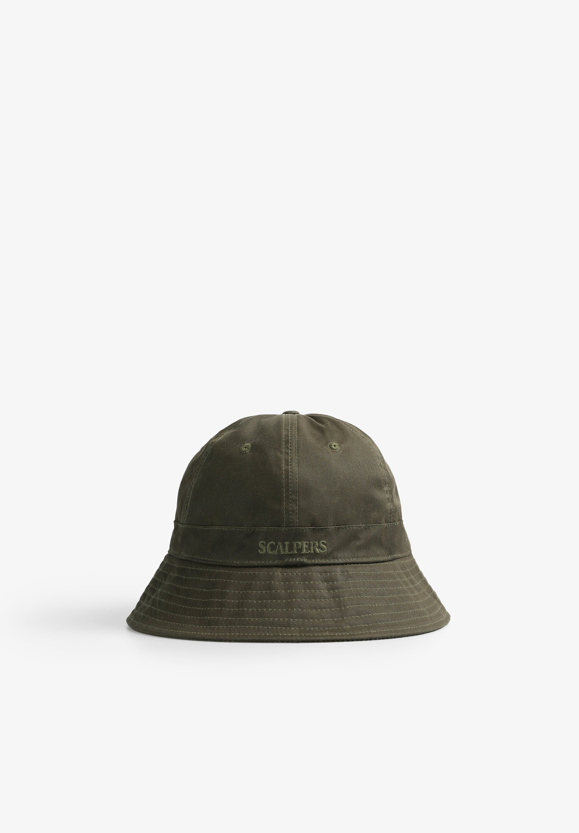 BUCKET HAT WITH EMBROIDERED LOGO