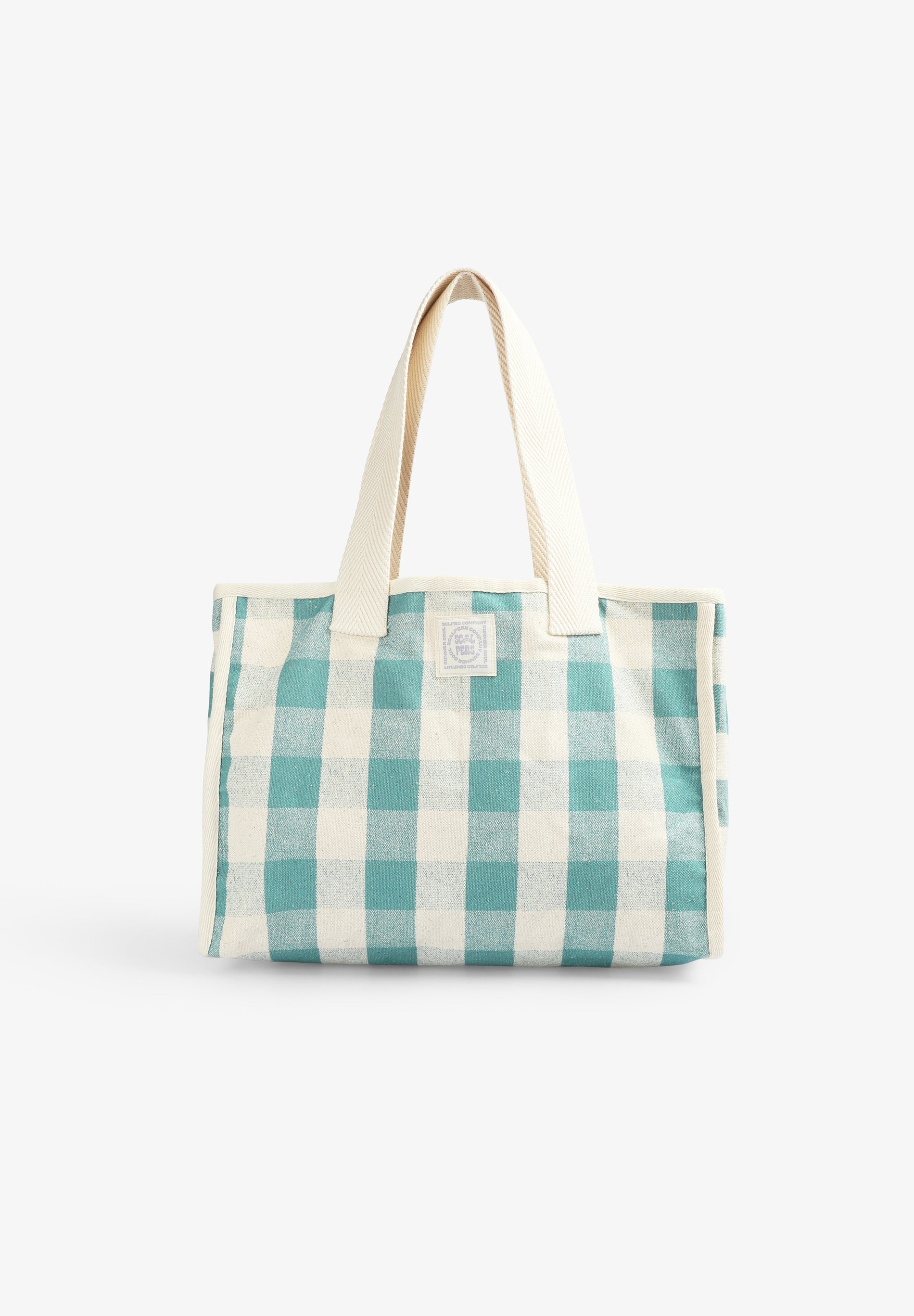 GINGHAM TOTE BAG