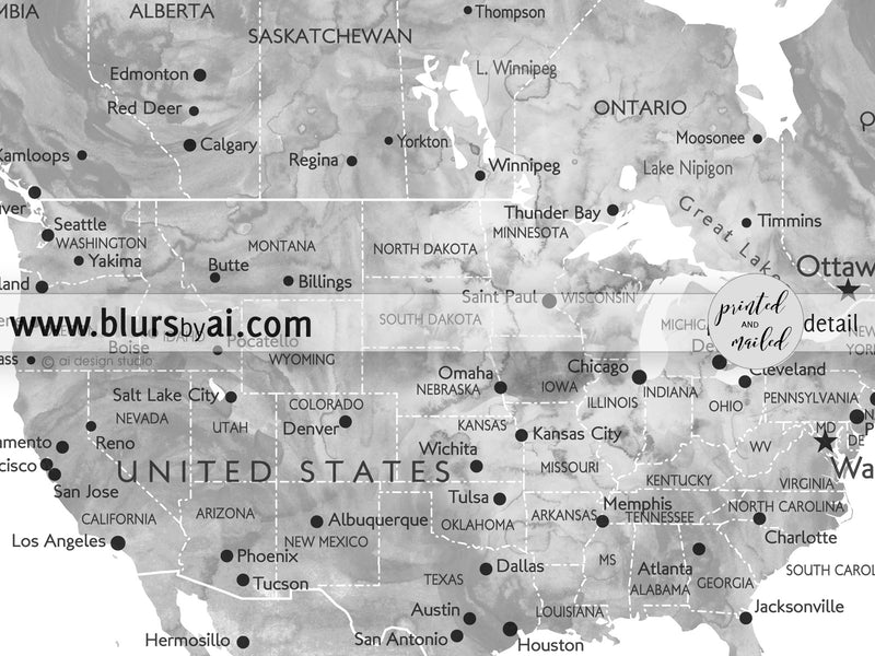 custom-map-print-world-map-with-cities-in-grayscale-watercolor-jimm-blursbyai