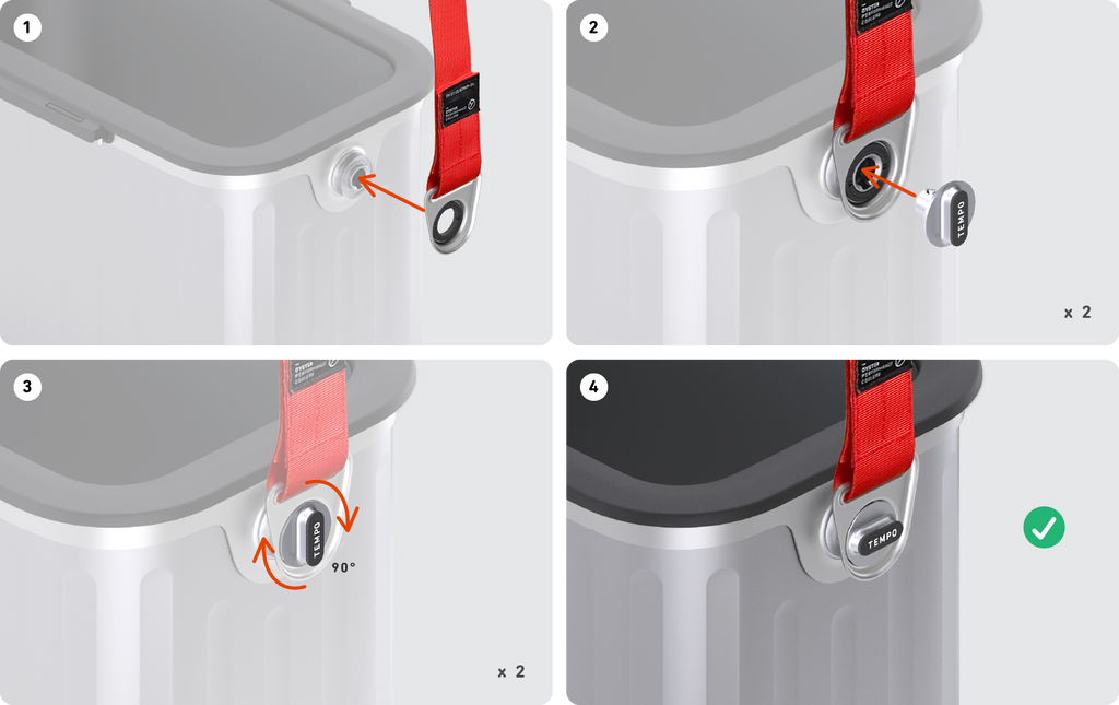 Installing the Tempo Strap step-by-step