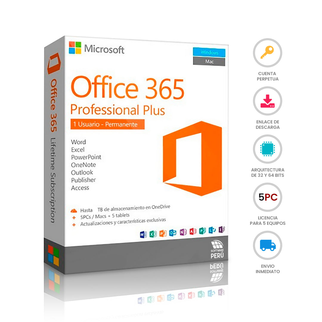 ? Office 365 Pro Plus - Anual – Software Perú