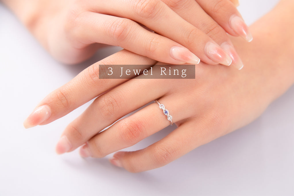 3 jewel ring
