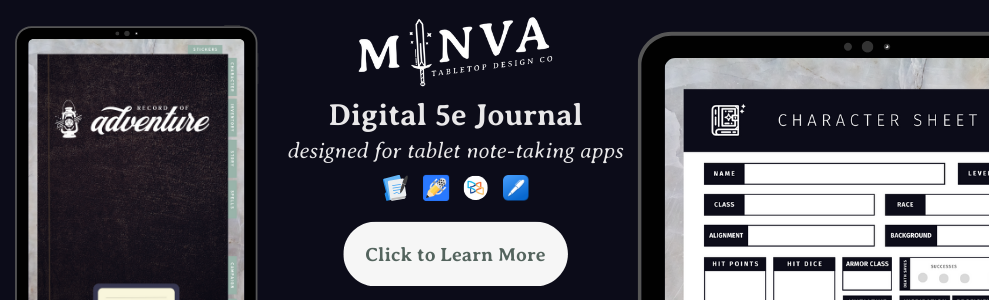 5e Digital Journal for Goodnotes