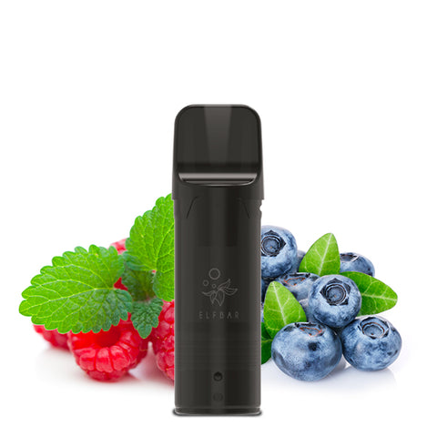 ELFA by Elf Bar Prefilled Liquid 4ml 1200 Züge zum nachfüllen auffüllen Blaubeere Himbeere Aroma Geschmack