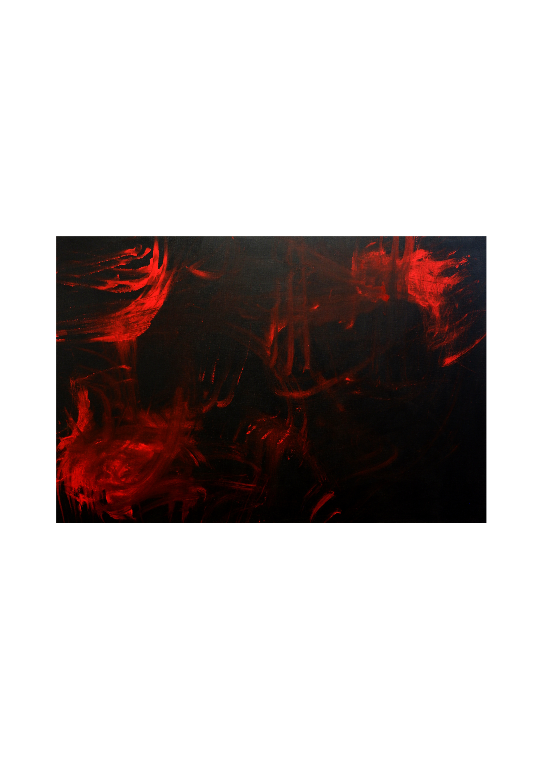 Scarlet Shadow 36x24 Canvas