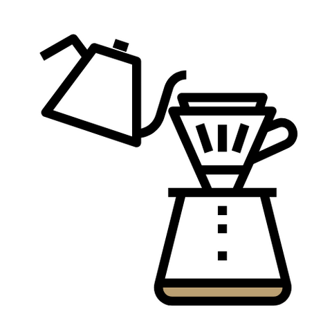 Icon of a pour over