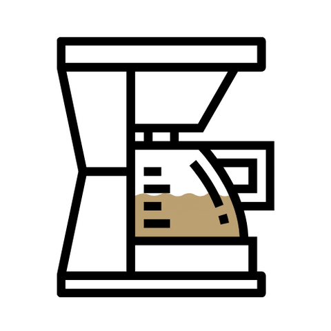 Icon of a drip coffee machine