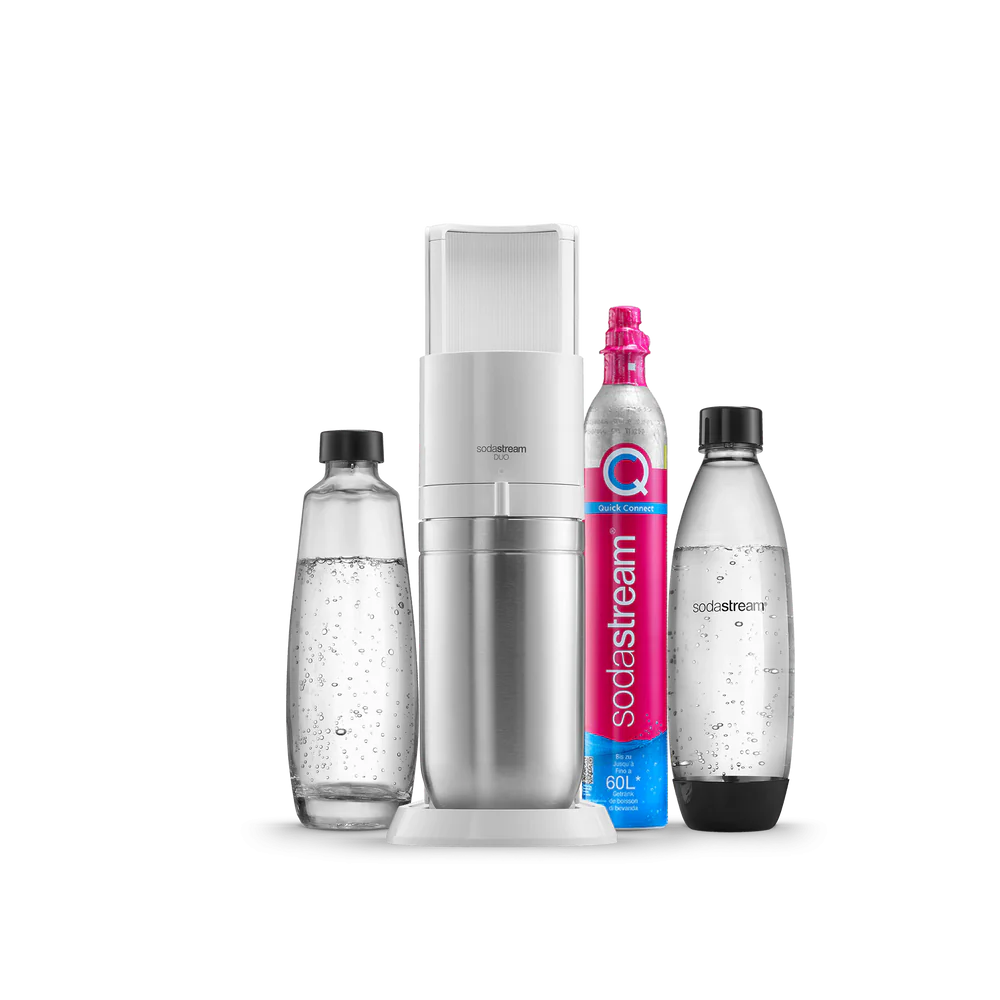 Sodastream DUO Wassersprudler weiß inkl. 1 Glaskaraffe