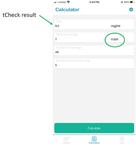 tcheck calculator results tcheck