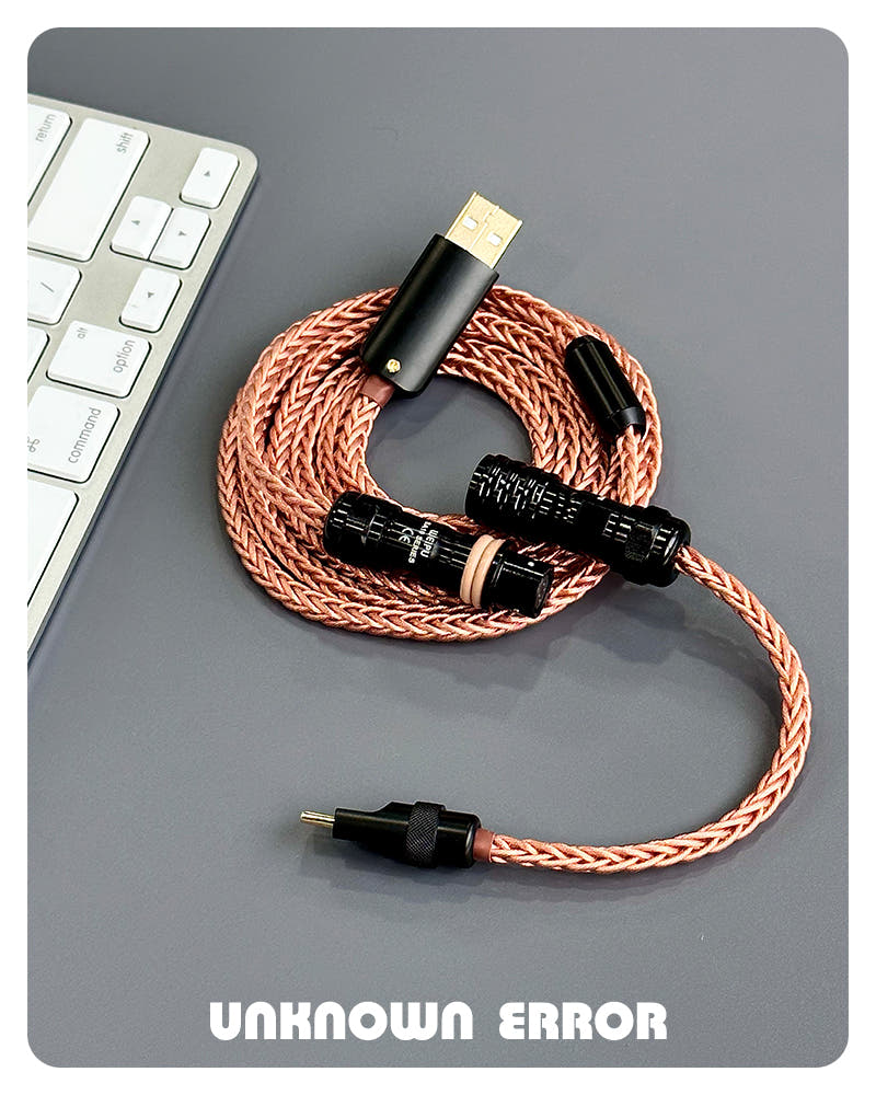 UNKNOWN ERROR COILED ARTISAN CABLE-OCC COPPER