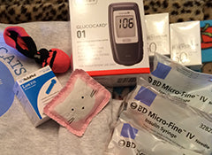 Diabetes testing supplies