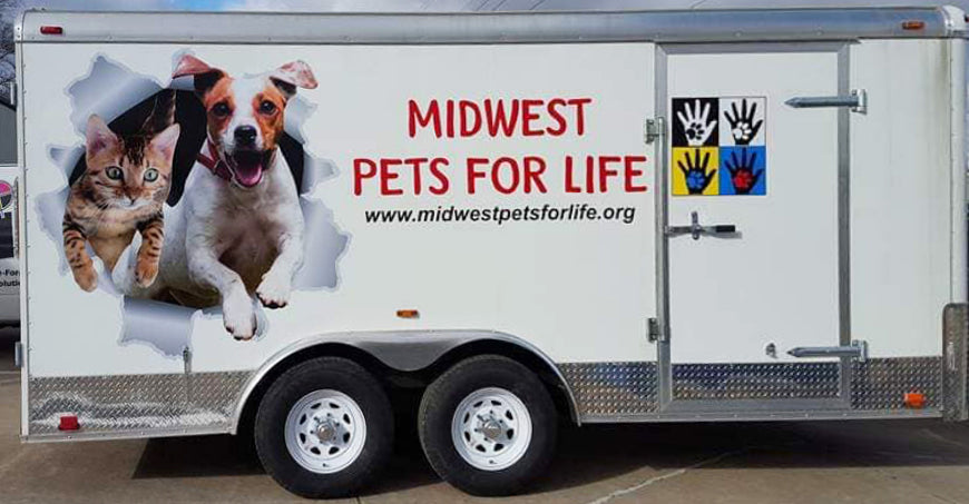 Photograph of Midlife Pets for Life's truck