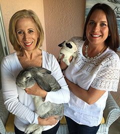 Southwest Florida House Rabbit Rescue founders Jennifer MacBeth and Lisa Walkup