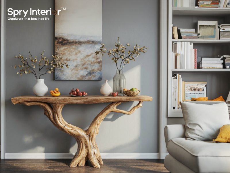 A Chic Console Table for Added Style