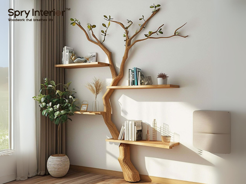 Tree Bookshelf in Living room