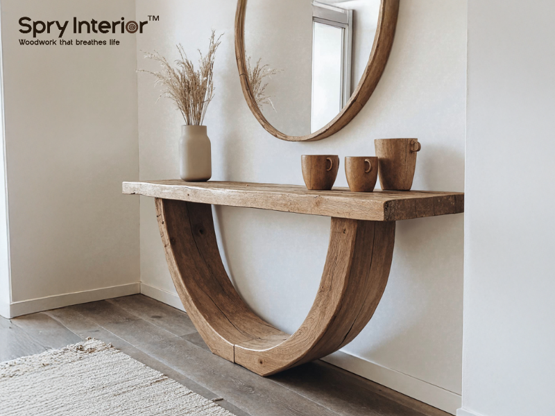 unique console table
