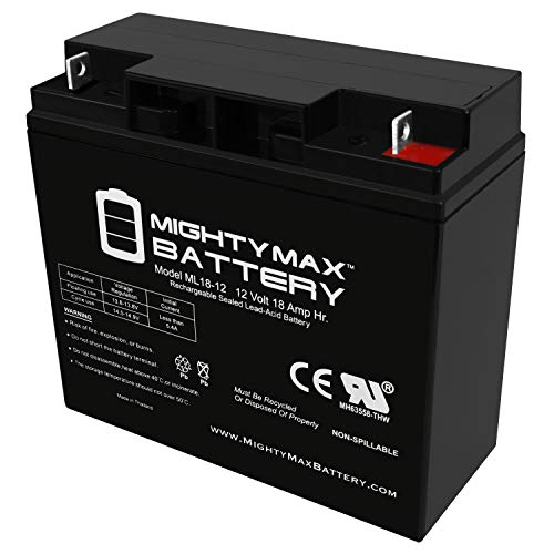 Mighty Max Battery 12V 18AH SLA Replacement Battery for Powerland 10000 WATT Generator Brand Product